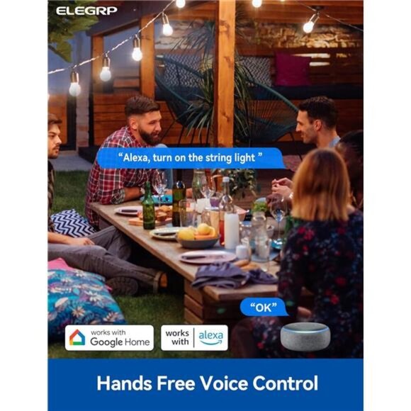 Outdoor Smart Plug Waterproof IP66, WiFi Plug with 2 Individually Sockets - Picture 4 of 7